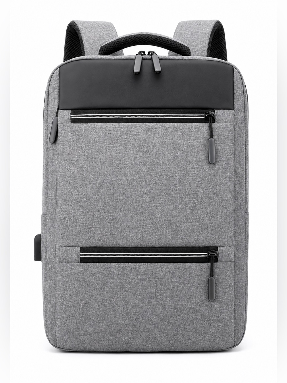 Grey Men's Laptop Backpack